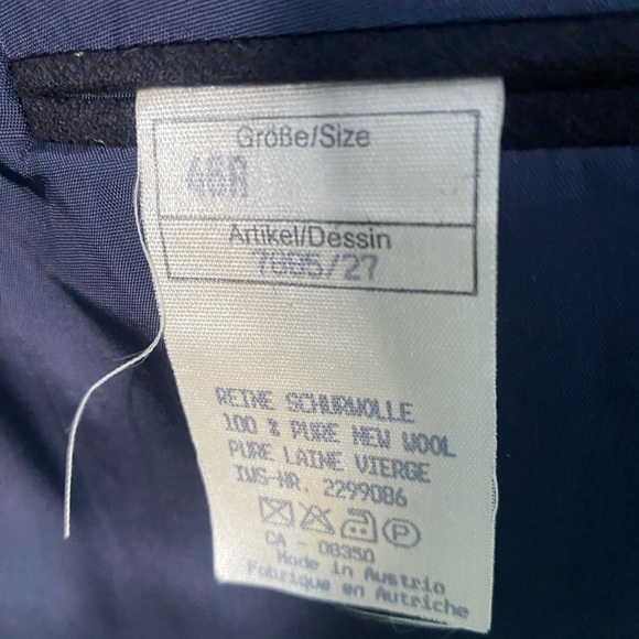 Baumler wool sport coat 46r - Picture 3 of 4